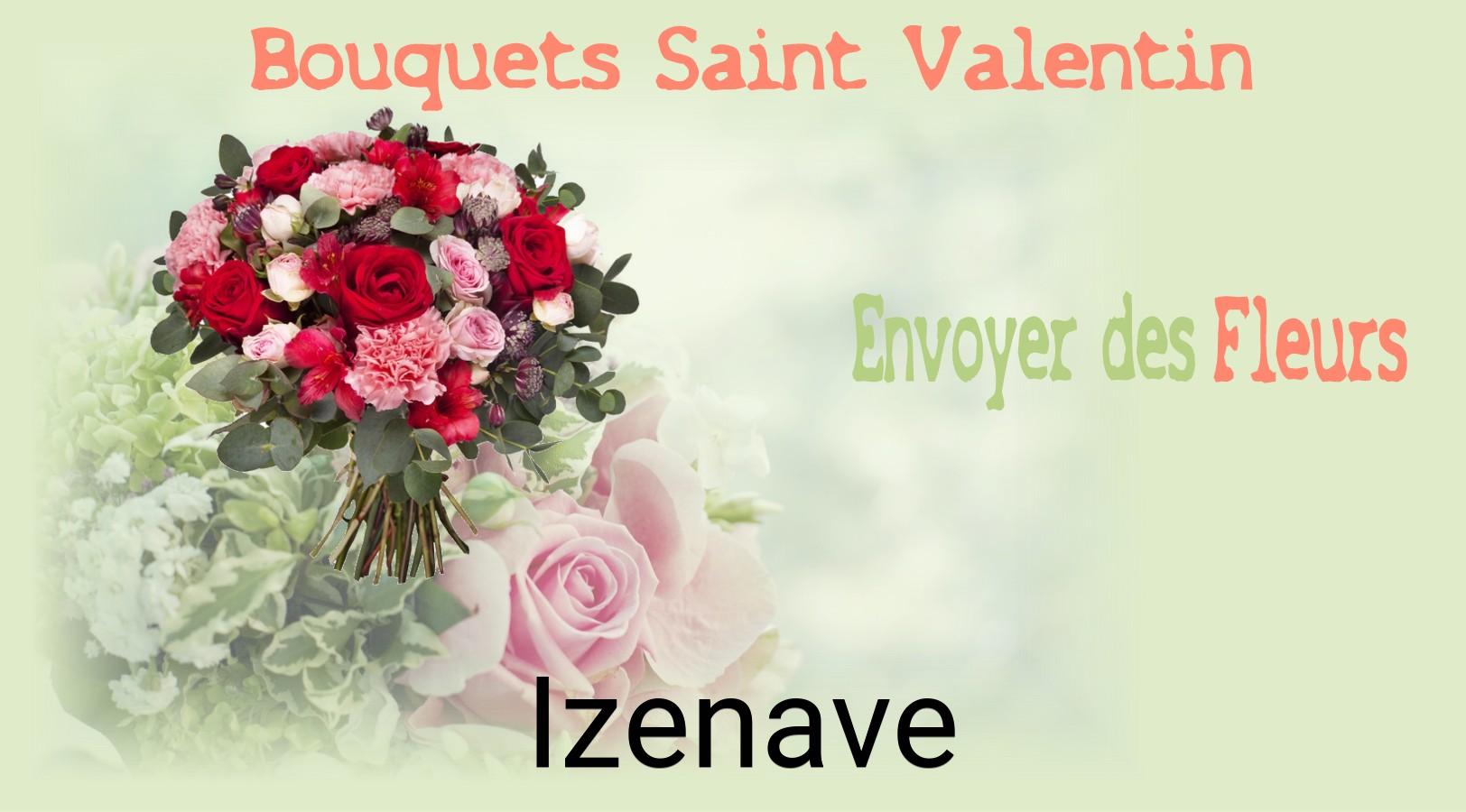 Roses de Saint-Valentin livrées à Izenave
